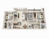 The Carlow Floor Plan | 3 Bed 2 Bath | 1,444 sq.ft. The Carlow Floor Plan | 3 Bed 2 Bath | 1,444 sq.ft.